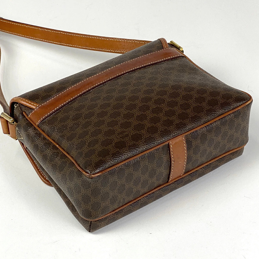 Celine over shoulder Macadam bag all logo crossbody brown